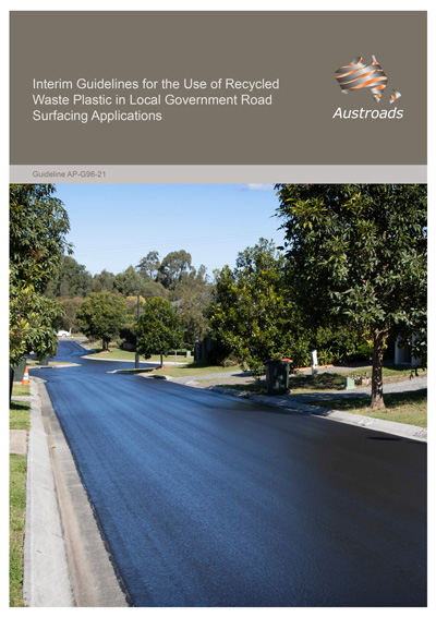 Cover of Interim Guidelines for the Use of Recycled Waste Plastic in Local Government Road Surfacing Applications