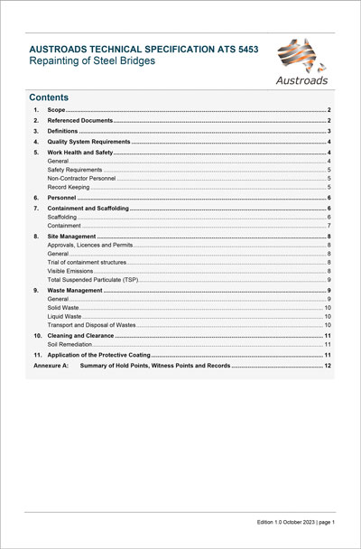 Cover of Repainting of Steel Bridges
