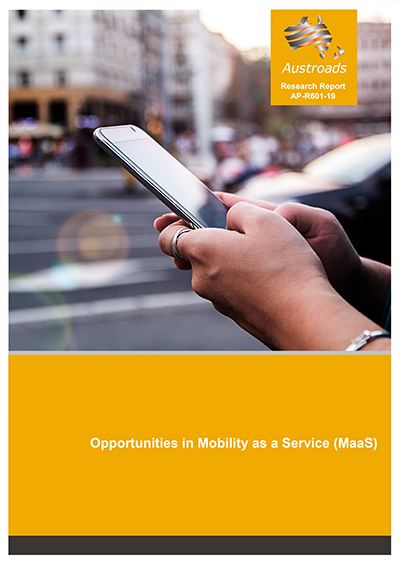 Cover of Opportunities in Mobility as a Service (MaaS)