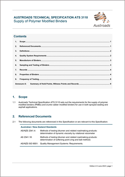 Cover of Supply of Polymer Modified Binders