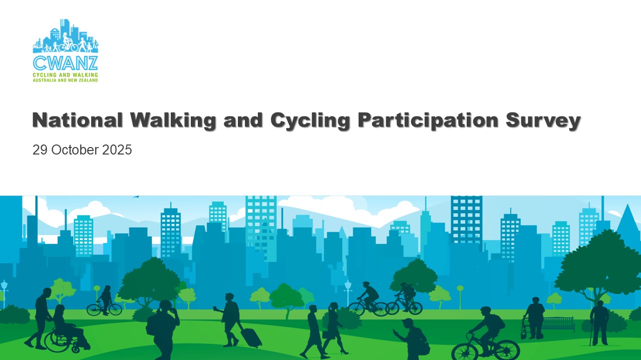 Webinar: CWANZ National Walking and Cycling Participation Survey 2025