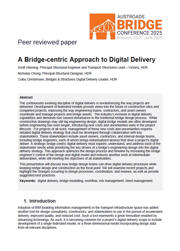 Cover of A Bridge-Centric Approach to Digital Delivery