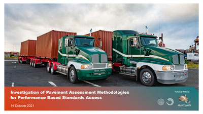 Webinar: Investigation of Pavement Assessment Methodologies for PBS Access