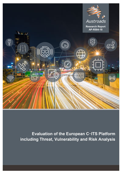 Cover of Evaluation of the European C‑ITS Platform including Threat, Vulnerability and Risk Analysis