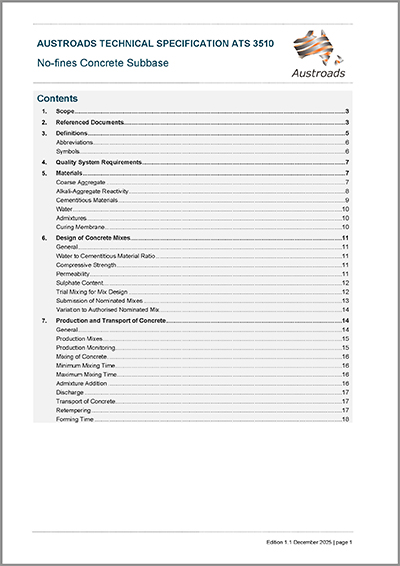 Cover of No-fines Concrete Subbase