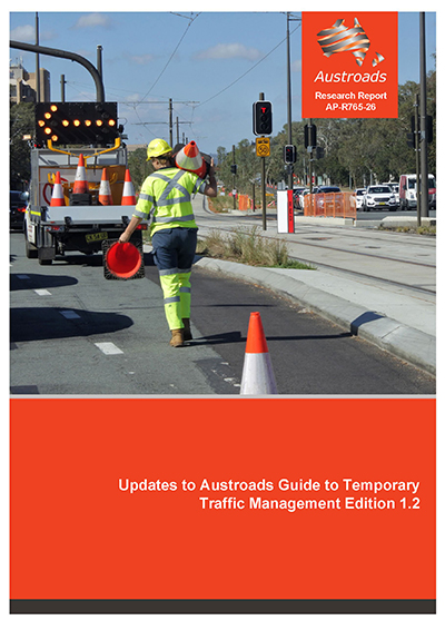Cover of Updates to Austroads Guide to Temporary Traffic Management Edition 1.2