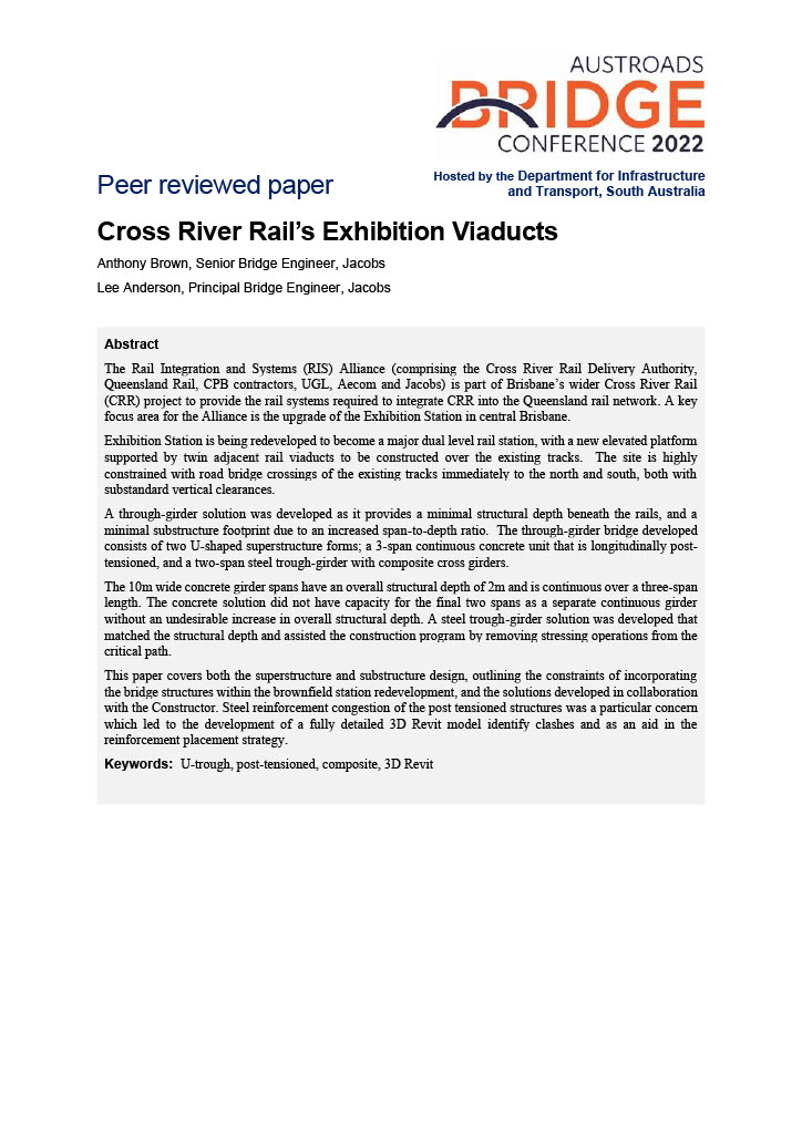 Cover of Cross River Rail's Exhibition Viaducts