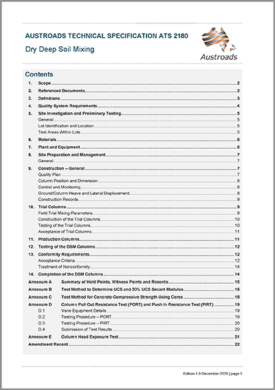 Cover of Dry Deep Soil Mixing