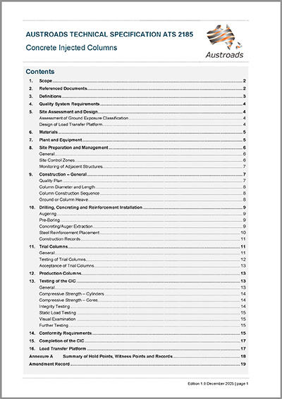 Cover of Concrete Injected Columns