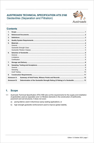 Cover of Geotextiles (Separation and Filtration)