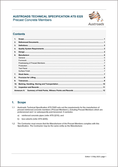 Cover of Precast Concrete Members