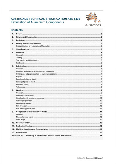 Cover of Fabrication of Aluminium Components