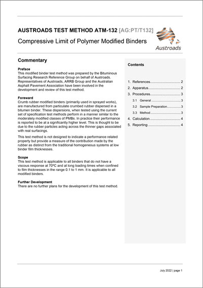 Cover of Compressive Limit of Polymer Modified Binders