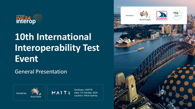 Cover of the 10th International Interoperability Test Event