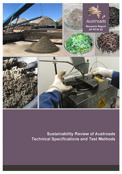 Sustainability Review of Austroads Technical Specifications and Test Methods