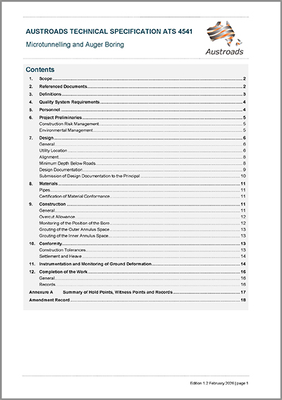 Cover of Microtunnelling and Auger Boring