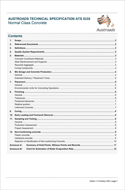 Cover of Normal Class Concrete