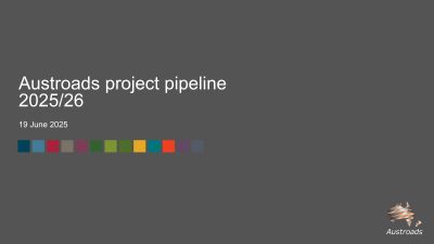 Webinar: Austroads Project Pipeline 2025-26