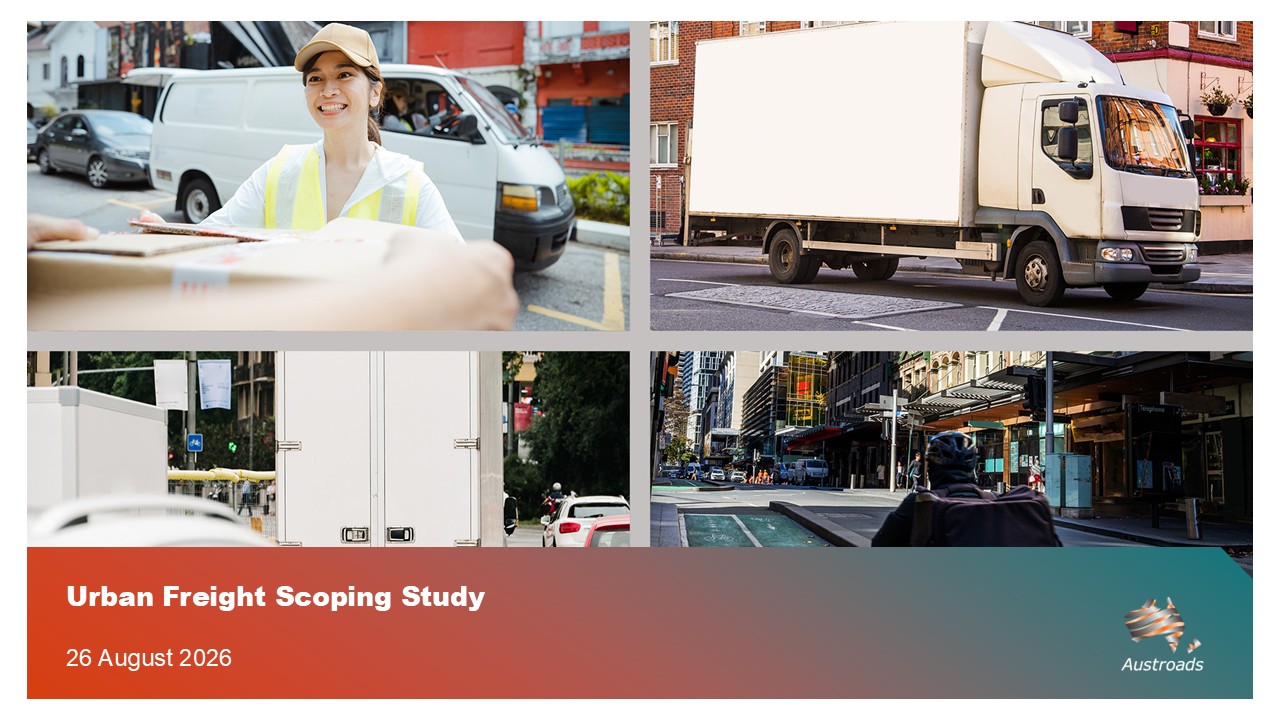 Webinar: Urban Freight Scoping Study