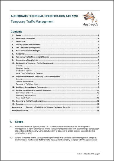Cover of Temporary Traffic Management