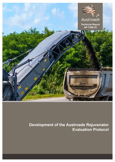 Cover of Development of the Austroads Rejuvenator Evaluation Protocol