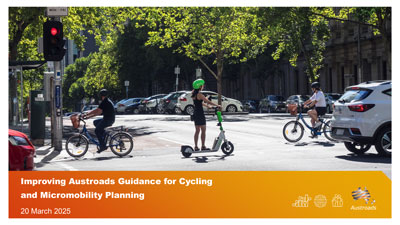 Webinar: Guidance for Cycling and Micromobility Planning