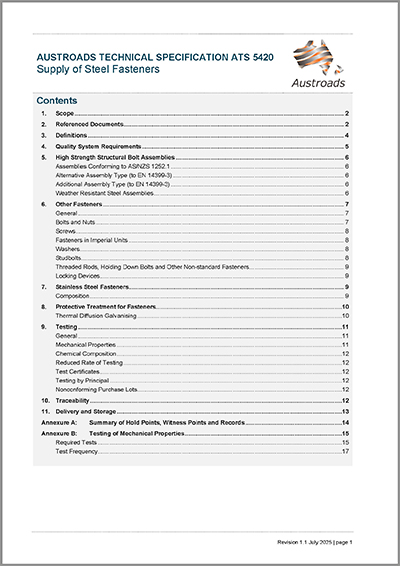 Cover of Supply of Steel Fasteners