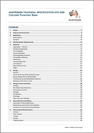 Cover of Concrete Pavement Base