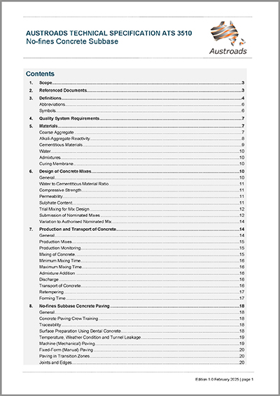 Cover of No-fines Concrete Subbase