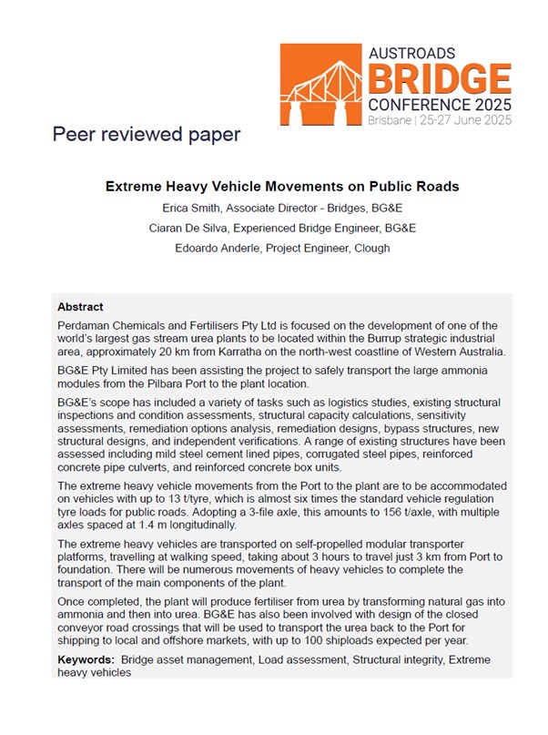Cover of Extreme Heavy Vehicle Movements on Public Roads