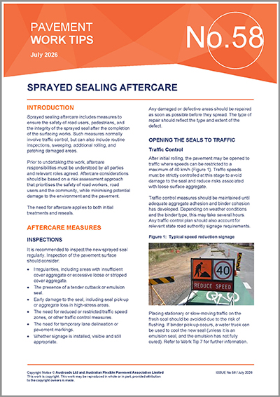 Cover of Spray Sealing Aftercare