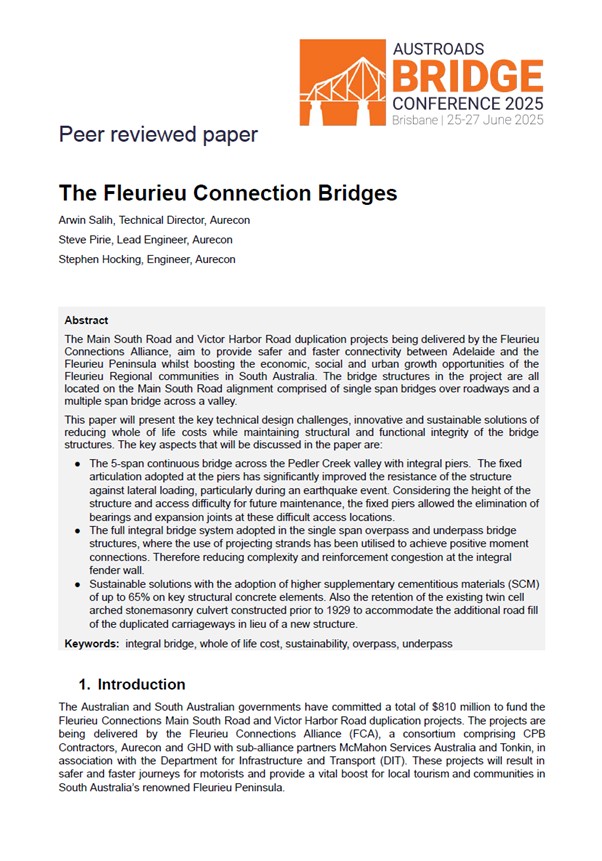 Cover of The Fleurieu Connection Bridges