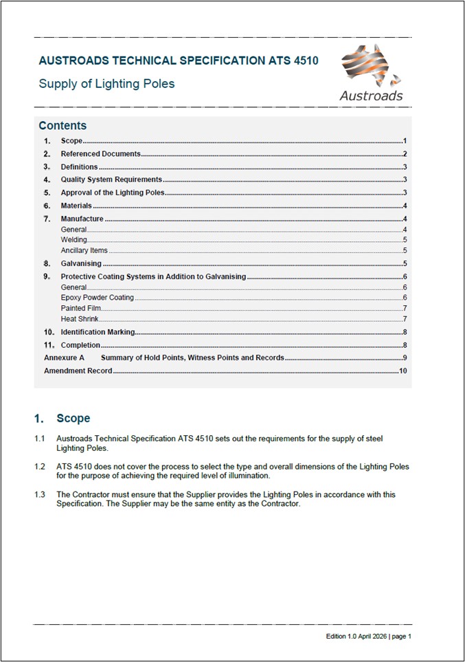 Cover of Supply of Lighting Poles