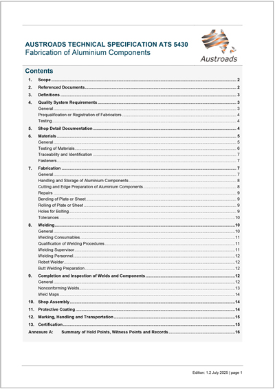 Cover of Fabrication of Aluminium Components