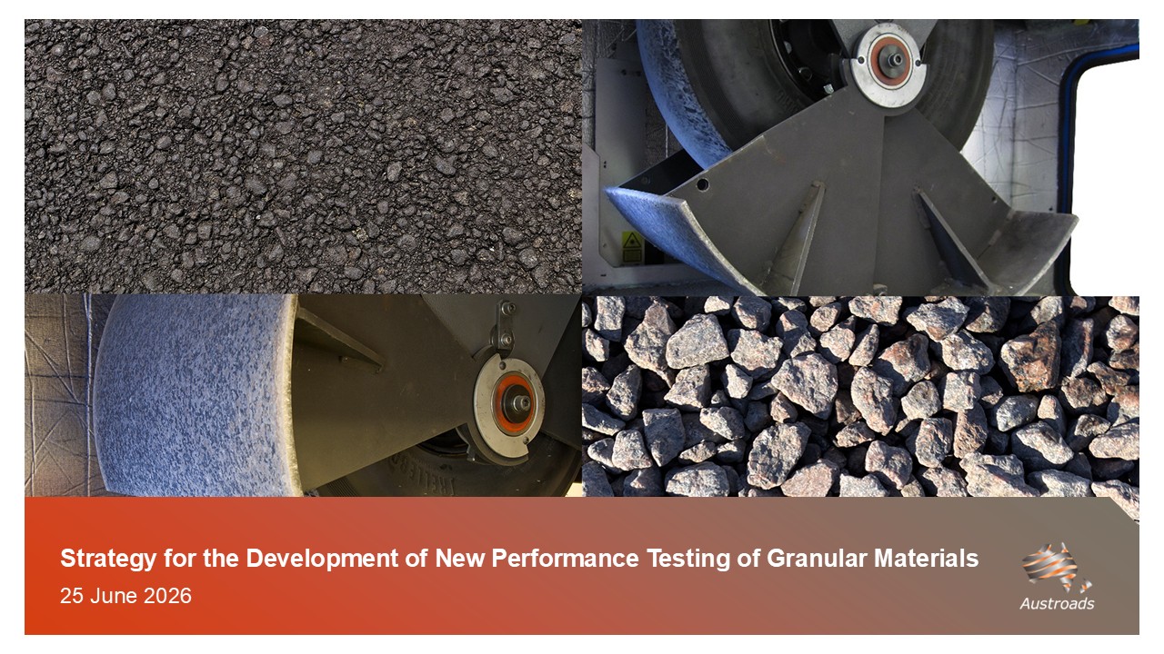 Webinar: Investigating New Performance Testing of Unbound Granular Materials
