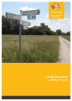 Cover of Bicycle Wayfinding: Literature Review