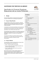Cover of Specification for Pavement Deflection Measurement with a Falling Weight Deflectometer (FWD)