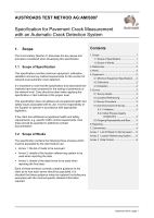 Cover of Specification for Pavement Crack Measurement with an Automatic Crack Detection System