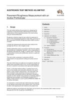 Cover of Pavement Roughness Measurement with an Inertial Profilometer