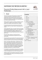 Cover of Pavement Rutting Measurement with a Laser Profilometer