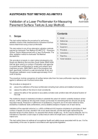 Cover of Validation of a Laser Profilometer for Measuring Pavement Surface Texture (Loop Method)