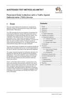 Cover of Pavement Data Collection with a Traffic Speed Deflectometer (TSD) Device