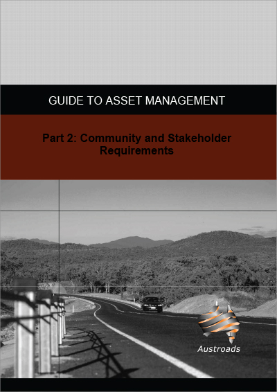 Cover of Guide to Asset Management Part 2: Community and Stakeholder Requirements