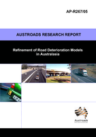 Cover of Refinement of Road Deterioration Models in Australasia