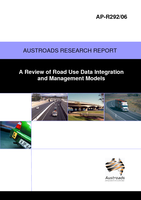 Cover of A Review of Road Use Data Integration and Management Models