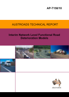 Cover of Interim Network Level Functional Road Deterioration Models