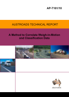 Cover of A Method to Correlate Weigh-in-Motion and Classification Data