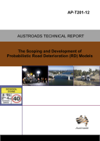 Cover of The Scoping and Development of Probabilistic Road Deterioration (RD) Models