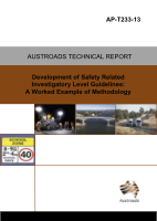 Cover of Development of Safety Related Investigatory Level Guidelines: A Worked Example of Methodology