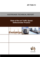 Cover of State-of-the-Art Traffic Speed Deflectometer Practice
